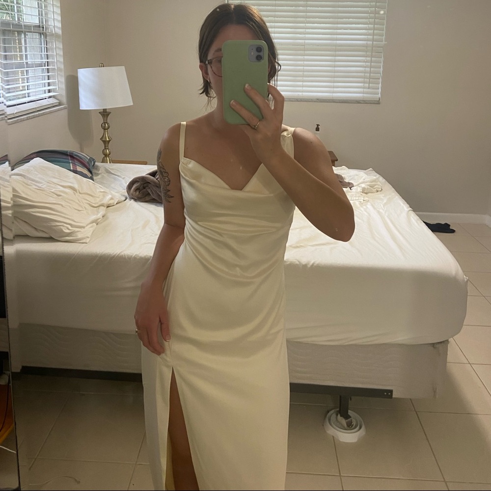 Reyna Dress in Pearl White by Camila Coelho